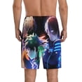 thumbnail image 3 of Characters My Hero Academia Men's Short Pajama Pants Lightweight Daily Lounge Shorts Bottoms Sleepwear Cozy Soft Home Pajama Pants Shorts, 3 of 9