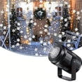 thumbnail image 4 of LED Snowflake Projection Light, For Christmas,Halloween,Winter Snow, Party ,Easy to Setup, 4 of 5