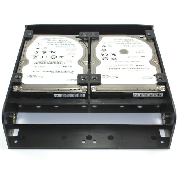 2.5 3.5 A 5.25 Soporte 3.5 A 5.25 Adaptador De Bahía De Transmisión 2.5 A 5.25 Soporte De Montaje Para 2.5 3.5 HDD SSD Con Tornillos De Montaje Desconcertado Para PC 5.25 Bahía
