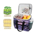 thumbnail image 2 of FORMRS Insulated Cooler Bag 24 Cans Capacity Soft Leakproof Lunch Box with Side Pockets, Black Cat Walking, 2 of 7