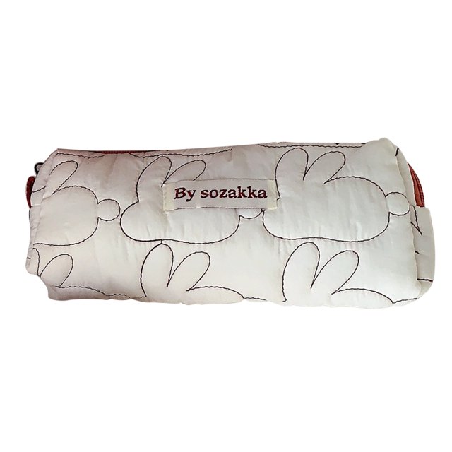 Bolsa Informal Bolsa de belleza de conejo acolchado de almacenamiento de moda Kawaii informal para vacaciones de fin de semana Tmvgtek Para Estrenar