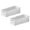White, variant on 2 Pack Adjustable Expandable Storage Box with Handles Multifunctional Organizer and Storage Bins for Kitchen Cabinets Wardrobes Bathroom (White)
