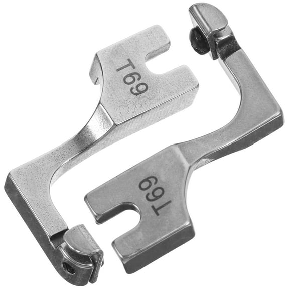 TABLZONE Adjustable Invisible Zipper Presser Foot Steel 2Pack 1.3X1.3X0.2in for Sewing Machine