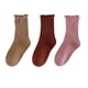 thumbnail image 2 of Girls 3-Pack Cotton Mid-Calf Socks for Toddlers 1-3 Years, Soft Everyday Wear, Easy On/Off, 26.77 Inch Length, 2 of 6
