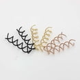 thumbnail image 3 of Maoww 10 Pcs Spirale Métal Broches Bobine Clips Non-Rayures Ronds Pointes Bricolage Torsion Vis Décor Accessoires, 3 of 9
