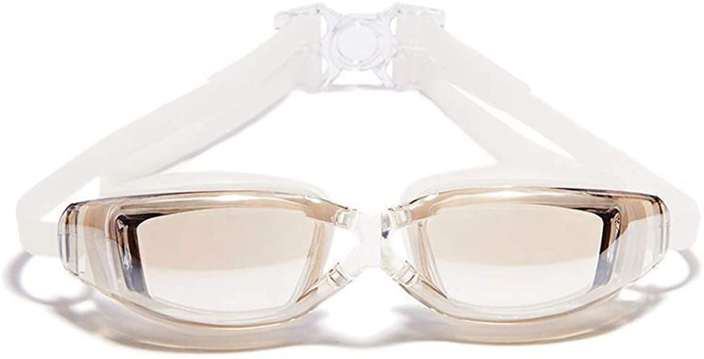 Swimfreak Goggles Silverslick Unisex Olympian UV Extra Vision Clear Lens 