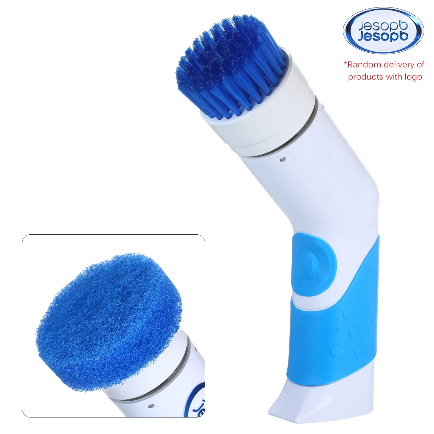 Electric Spin Scrubber Cleaning Brush 6 Heads Rechargeable Bathroom Floor Tiles 