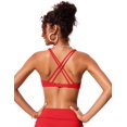 thumbnail image 2 of Top de Bikini CRZ YOGA con Nudo Frontal y Tirantes Cruzados, Escote Profundo en V, Talle Pequeño, 2 of 5