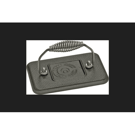 Lodge Cast Iron 6.75 In. x 4.5 In. Grill Press, Black