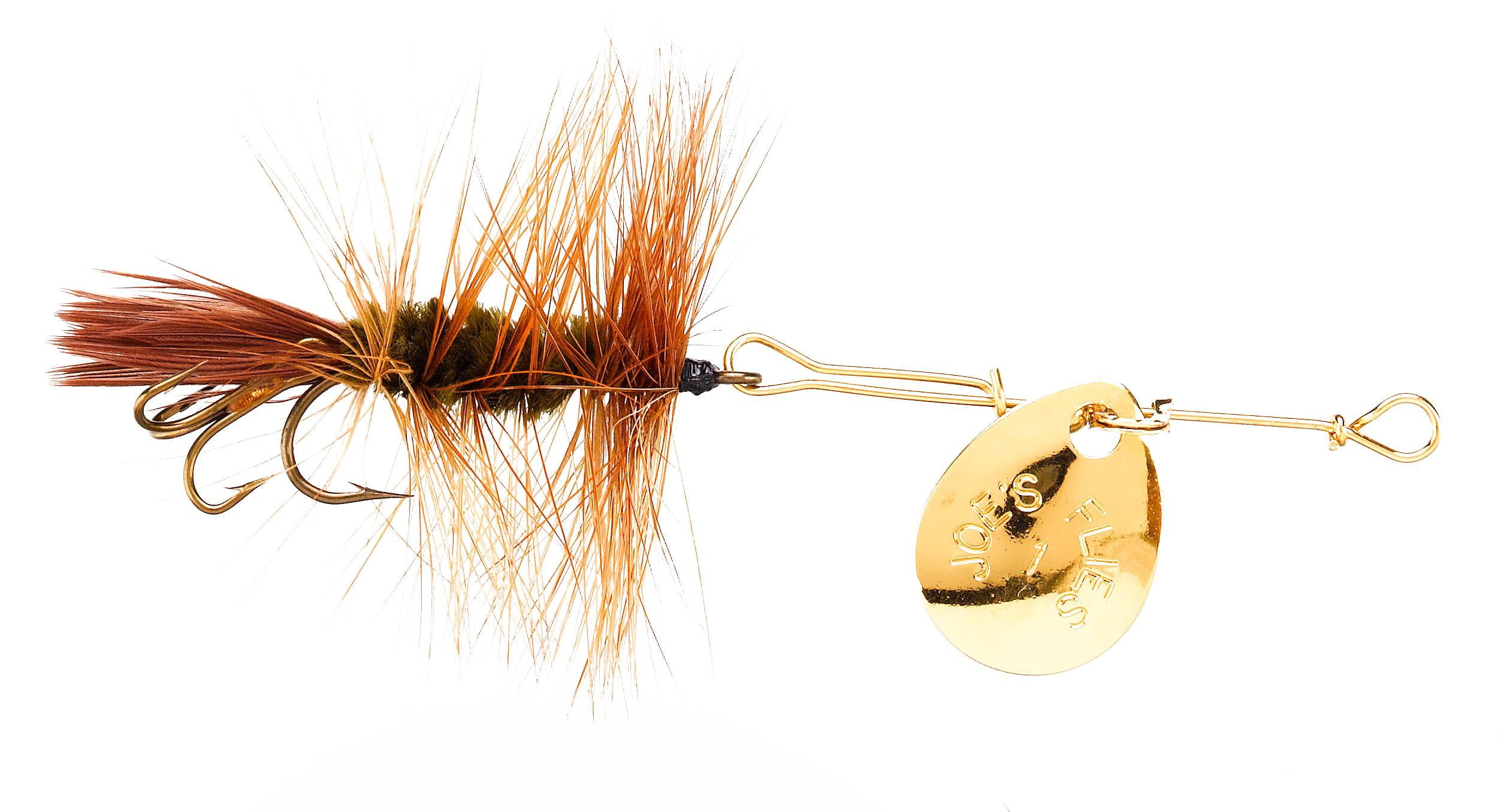 Joe's Flies Short Striker Classic Spinners Size 10 - Brown Hackle - 110-10