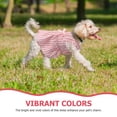 thumbnail image 3 of OULII Ropa Para Mascotas Vestido Rosa Con Fácil De Poner Y Material, 3 of 8