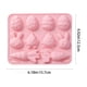 thumbnail image 3 of Molde de silicona con forma de conejito de Pascua, zanahoria y pollito | Molde antiadherente de grado alimenticio para hornear chocolate, dulces, gelatina, pasteles y postres | Herramienta de cocina, 3 of 6