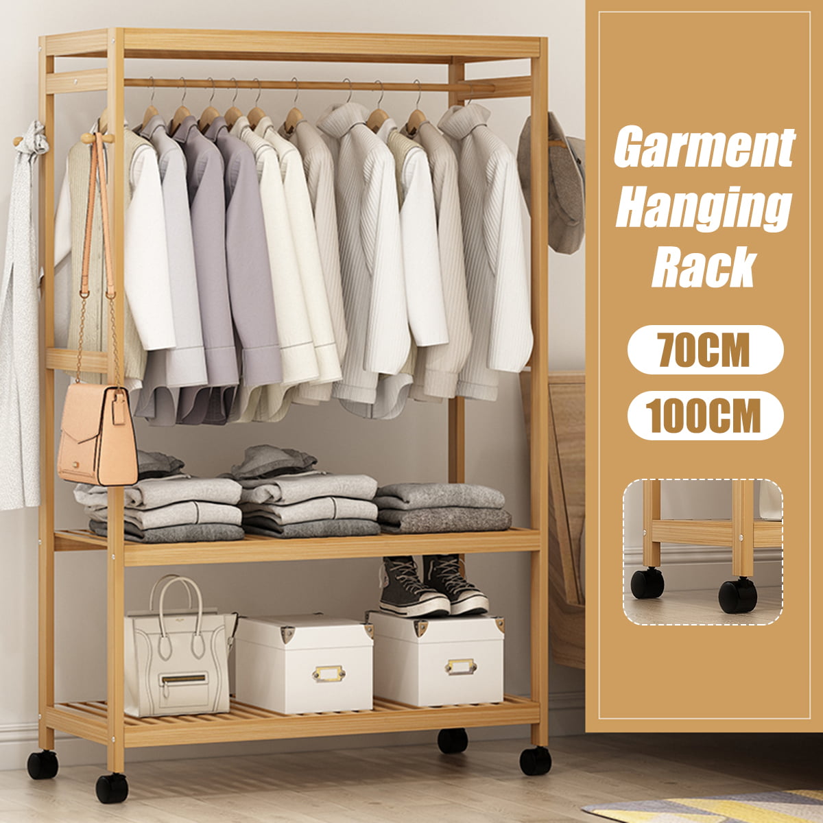 movable clothes rack