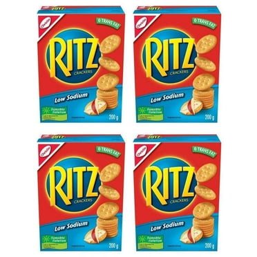 Ritz Low Sodium Crackers, 0 Trans Fat 200g 4 BOXES