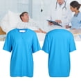 thumbnail image 2 of Camiseta de Enfermería para Incontinencia para Adultos Conveniente para Quitar Enfermería Postoperatoria Azul XXL, 2 of 8