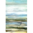 thumbnail image 2 of Brey 22x32 White Modern Wood Framed Museum Art Print Titled - Seaside Panel I, 2 of 4