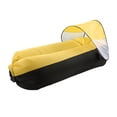 thumbnail image 4 of Canapé Gonflable d'Extérieur, Causeuse Gonflable Portable, Sofa Pneumatique pour Camping et Randonnée, Noir Plus Jaune, Canapé Gonflable, Fauteuil Gonflable, 4 of 5