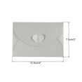 thumbnail image 2 of REGALWOVEN Present Card Envelopes, Heart Shaped Clasp Small Cards Holder Silver, 2 of 6