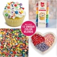 thumbnail image 6 of Cake Mate Rainbow Fusion Dessert Sprinkles, Assorted Colors and Shapes for, Holiday, Valentines Sprinkle Tacklebox, 14oz, 6 of 6