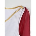thumbnail image 7 of Sxiwei Womens Roman Dresses Adult Costumes Halloween Ancient Greek Queen Grecian Tunic Dress Burgundy M, 7 of 7
