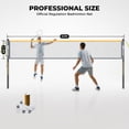 thumbnail image 2 of Haokelball Badminton Set with Net for Backyard – Outdoor Game Set with Tension Adjuster, 4 Rackets, Shuttlecocks, Poles, Boundary Line & Carry Bag, 2 of 8
