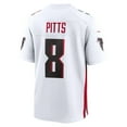 thumbnail image 3 of Men's Nike Kyle Pitts White Atlanta Falcons Game Player Jersey, 3 of 3