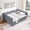 Navy Blue, variant on avobird Cozy Gingham Daybed with Trundle Twin Size Sofa Bed for Living Room, Sleeper Sofa with USB Port and Adorable Wave Shaped, Linen Fabric, Cyan