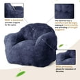 thumbnail image 6 of Giant Bean Bag Chair, 51" Large Bean Bag Chairs for Adults Kids High-Density Foam Filled Bean Bag Couch with Armrests, Big Beanbag Sofa Chair for Reading, 6 of 8