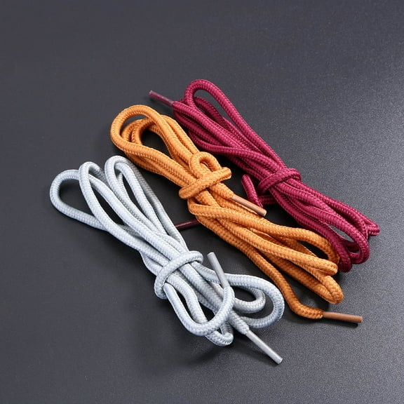 Raindrops Running Shoes Laces Round Polyester 12 Pairs 47.2in