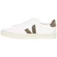 thumbnail image 2 of Tenis VEJA Campo de piel sin cromo para hombre, color blanco y caqui, 2 of 3
