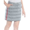 thumbnail image 3 of PROJECT 28 NYC Womens Black Check Mini Skirt M, 3 of 4