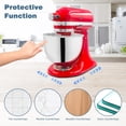 thumbnail image 4 of Mixer Slider Mat for Kitchen Aid 4.5-5 Qt Tilt Head Stand Mixer, Glossy Sliding Tray Mixer Sliders for Kitchenaid Artisan Mixer, Kitchen Aid Accessories and Attachments, Countertop Storage, Black, 4 of 7