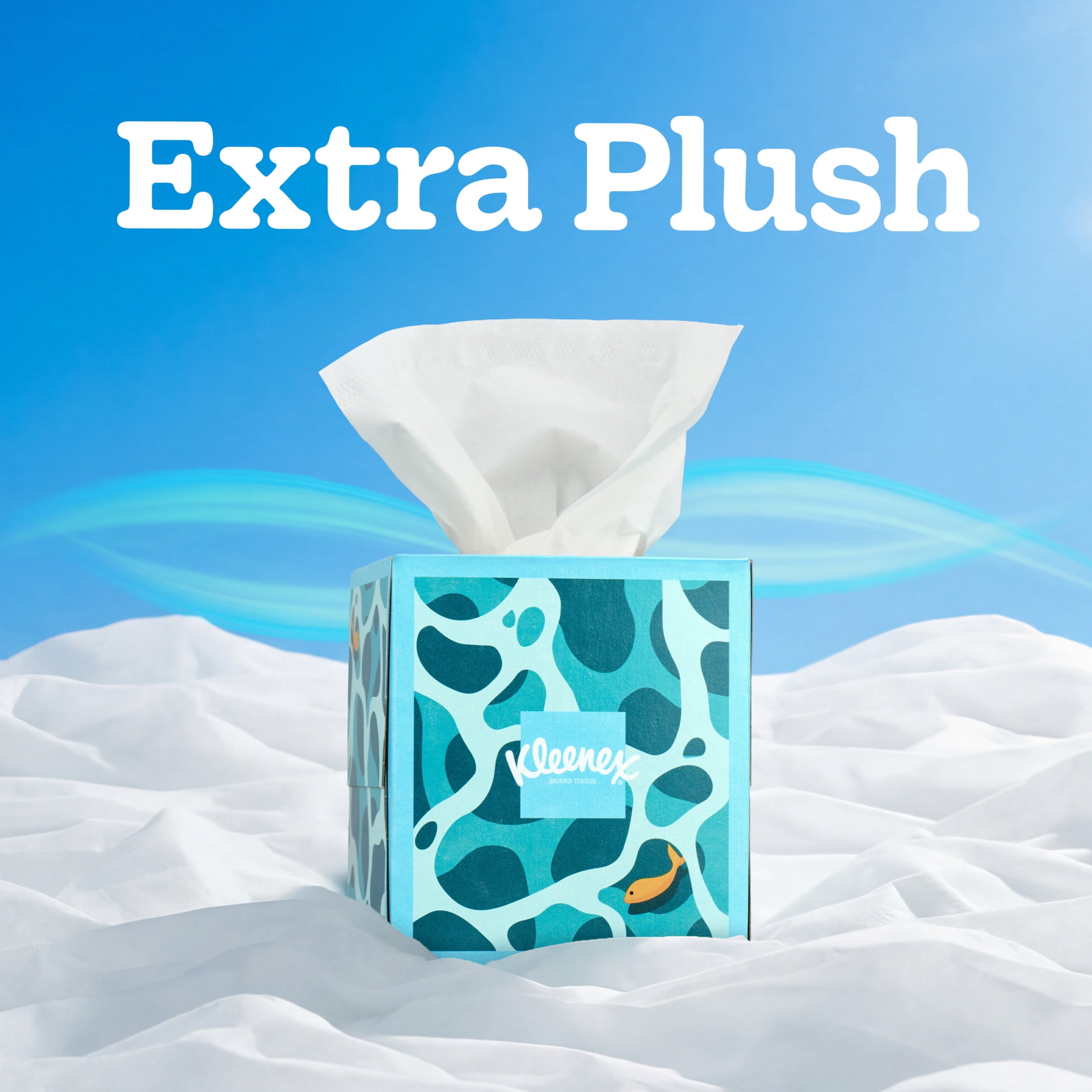 (12 pack) Kleenex Cooling + Aloe 2-Ply Cube Box Facial Tissues, 4 Pack (200 Total Tissues)