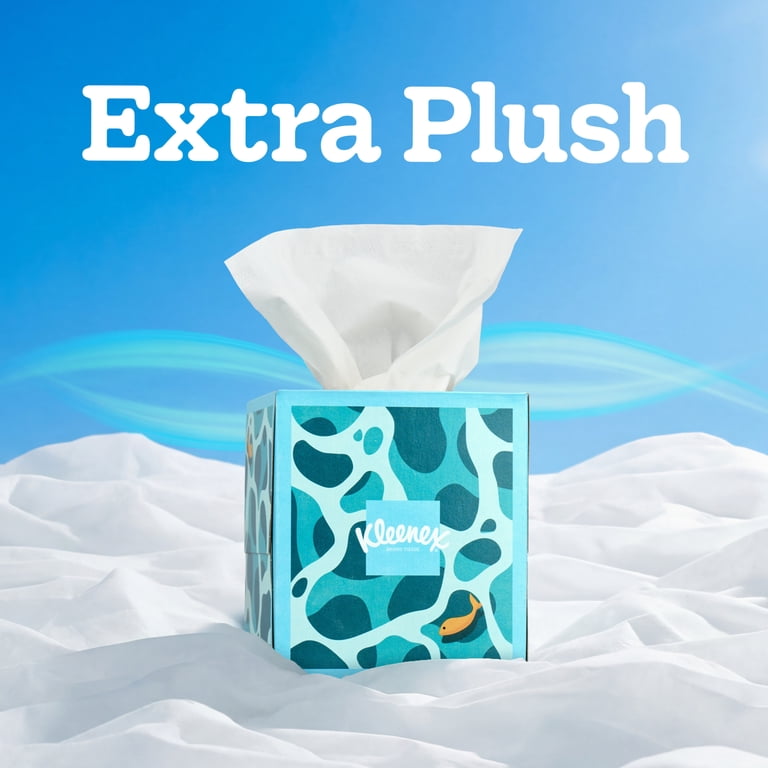 Cooling + Aloe Facial Tissues, 2-Ply, 4-Pack photo 6