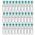 thumbnail image 2 of 50 Pcs Stainless Steel Fishing Line Slides, Durable Slider Swivel Tackle Kit, Sensitive Bite Detection Rigs for Freshwater & Saltwater Angling, Surf & Dock Fishing, By Cosmug, 2 of 9