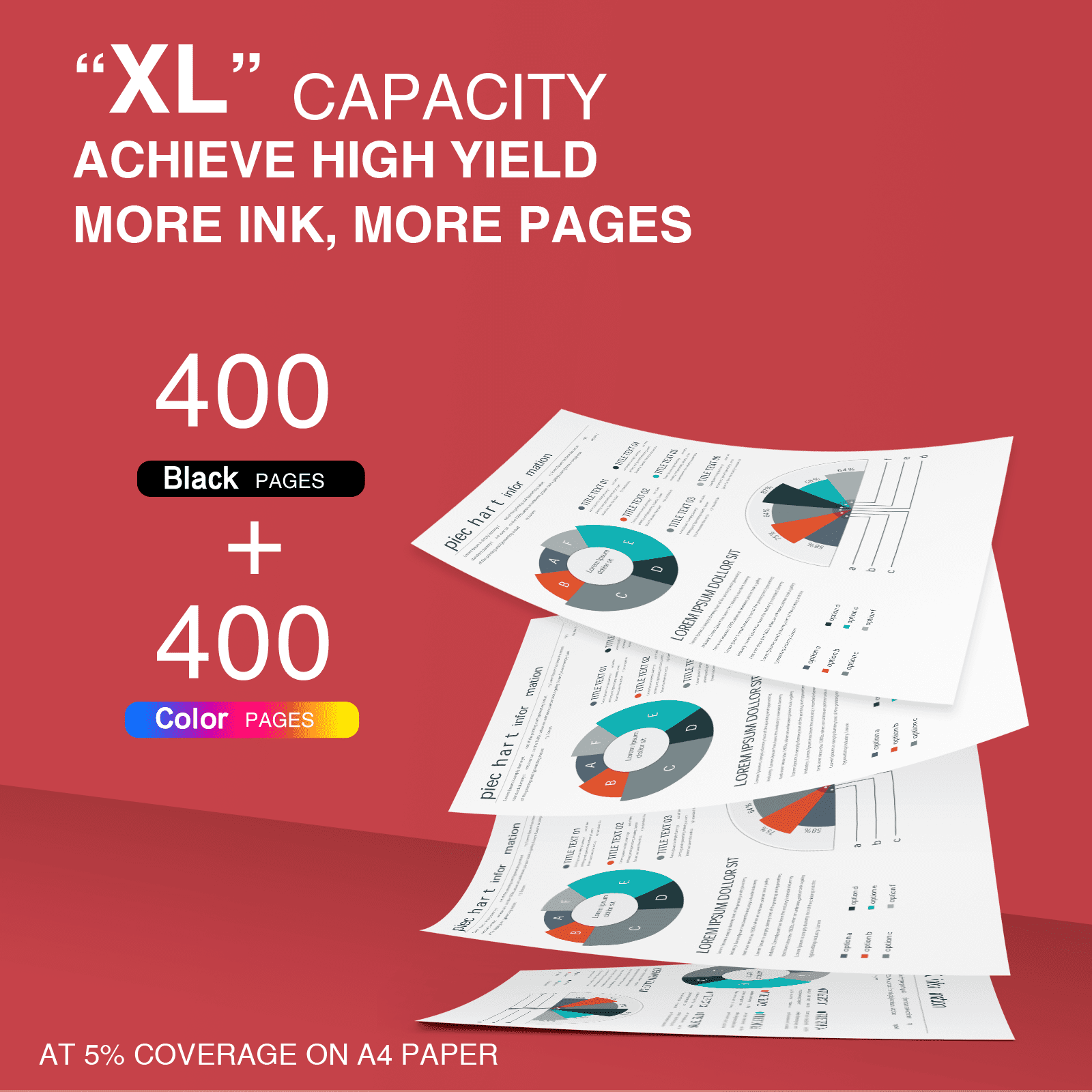 245XL Ink Cartridges Compatible for Canon Ink 245 and 246  for PIXMA MG2522 TS3122 MX492 MX490  Printer (Black, Tri-Color)