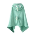thumbnail image 2 of Toalla de baño con capucha para bebé Baoblaze Albornoz de animales Verde, 2 of 8
