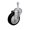 Swivel - No Brake - Black, variant on 4 Inch Black Polyurethane Wheel Swivel 10mm Threaded Stem Caster SCC