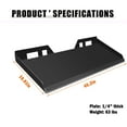 thumbnail image 2 of Quick Attach Plate Heavy Duty Steel Skid Steer Mount Plate Universal Attachment Mount Plate for Tractors, 2 of 7