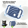thumbnail image 5 of LEIPUMART 2 Pack Silicone Dog Cat Collar Tracker Holder Compatible with UGREEN Tag, Impact-Resistant Anti-Scratch Durable Pet Tracker Case, Glow in The Dark Option for Pet Collar Backpack Luggage, 5 of 6