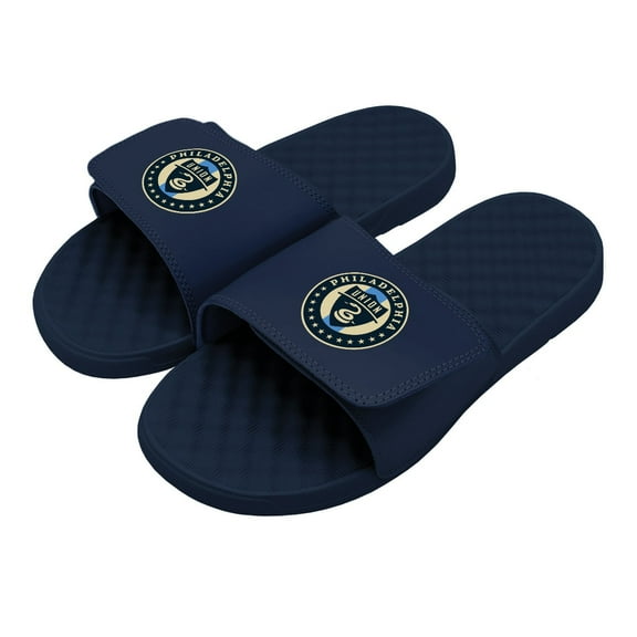 Youth ISlide Navy Philadelphia Union Primary Logo Slide Sandals