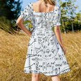 thumbnail image 4 of Math Equations and Mathematical Patterns Sleeveless Dress clothes for women, 4 of 5