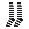thumbnail image 3 of DHFJKG Kids Girls Knee High Socks Christmas Knitted Striped Stockings Stretchable Breathable Fashionable Long Socks For Daily Wear Comfort Sock, 3 of 3