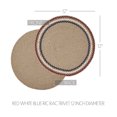 thumbnail image 2 of VHC Brands Patriotic Table Decor Red White Blue Americana RIC Rac Round Trivet Hot Pad for Kitchen 12 Inch Diameter, 2 of 4