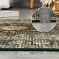 thumbnail image 2 of HOMERRY 5' x 7' Area Rug for Living Room Boho Vintage Rug Non Slip Throw Rugs Floral Bedroom Rug, Green, 2 of 5