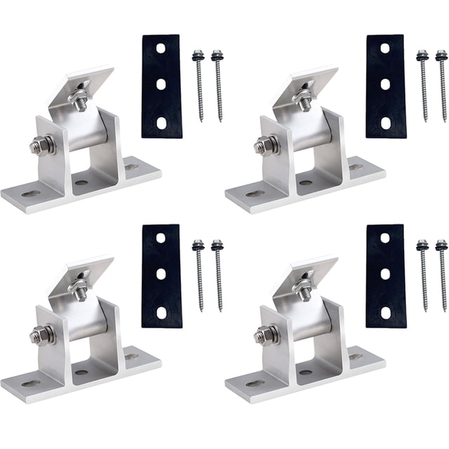 Goodhd Solar Panel Rotatable Elevation With Angle Bracket Roof Mounting Attachment