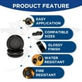 thumbnail image 4 of 55Pcs Double-Sided Rubber Grommets kit in 6 Assorted Sizes 5/8",13/16",7/8",1",1-3/16",1-1/2"- Round & Waterproof - Ideal Solution for Wire Protection (Black), 4 of 8