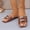 Brown, variant on YOUYEDIAN Orthopedic Casual Sandals for Women Arch Support Flat Wedge Sandals Wide Width Non Slip Slip on Hiking Shoes Beach Vacation 2026 Orthopedic Shoes (Blue)
