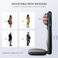 thumbnail image 5 of Neck & Back Massager with Heat Full Back Massage Chair Pad, Adjustable Neck Nodes, Rolling Massage, Seat Vibration Cushion, 5 of 5