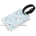 thumbnail image 2 of Sikiie Rabbit And Butterfly Luggage Tags Privacy Cover ID Label Suitcase Tags Identifiers For School Bags,Suitcases, 2 of 7